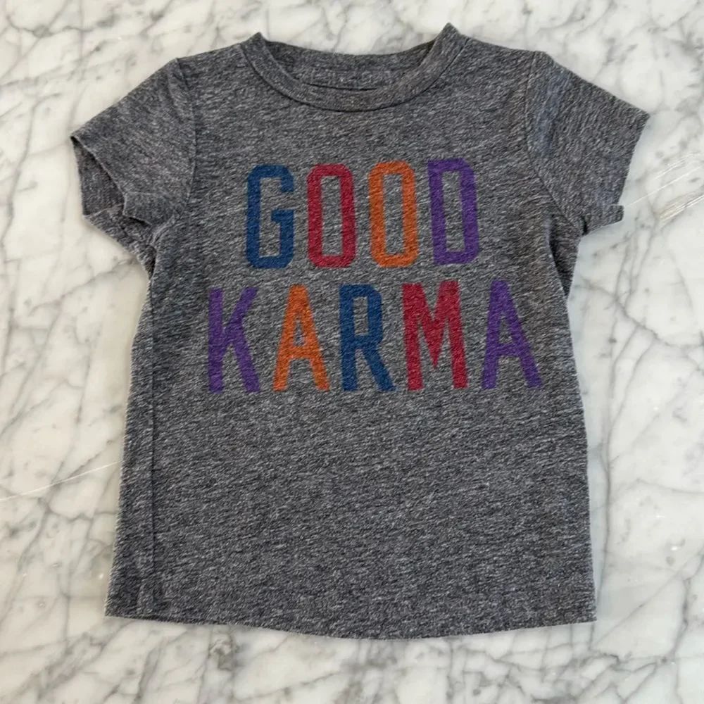 Peek Good Karma Tee Size 6/12m